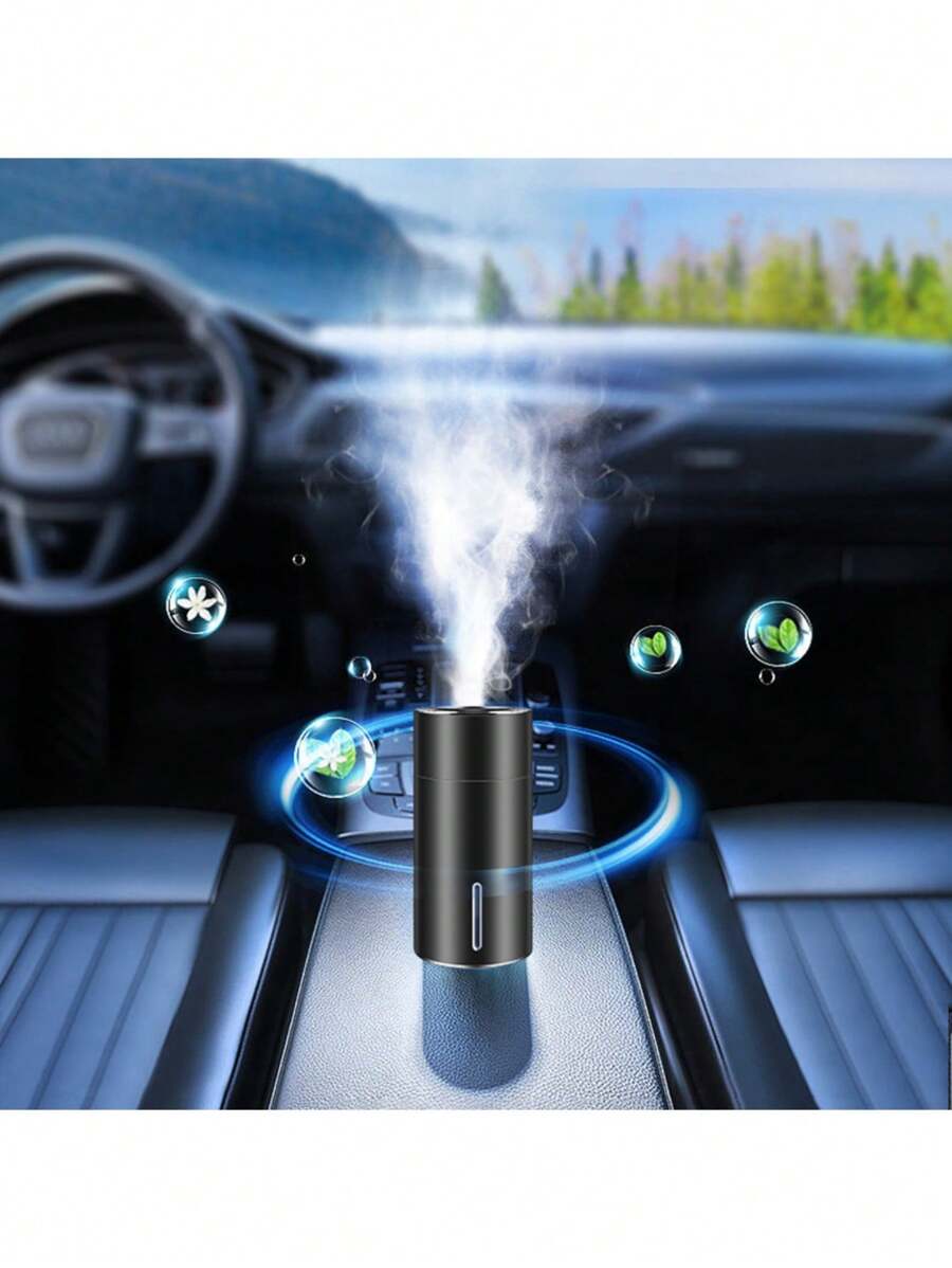 El humidificador para automóvil y el purificador de aire de iones negativos eliminan el formaldehído y el olor - Gris Oscuro - Ver 1