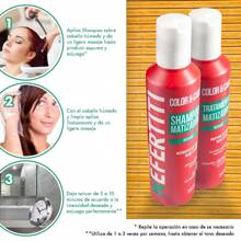 Rouge Nefertiti Shampoo And Treatment Kit: Protects And Enhances The Color Of Your Dyed Hair, Intense Hydration And Spectacular Shine - Red - View 3