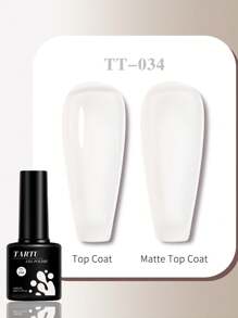 TARTU Gel Nail Polish,8ml Soak Off LED/UV, White Milky Neutral White Gel Nails Polish For Summer Nail Art, Long-Lasting And Quick-Drying, For Home Salon Manicure DIY Rhinestone Crystals Gift For Women - White - View 2