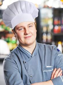 Chef Hat, Adult Premium Adjustable Elastic Baker Kitchen Cooking Chef Cap