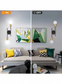 Ceiling Lights - Black+Gold - View 4