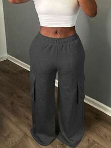 بنطلون رياضي فضفاض مقاس كبير، متعدد الاستخدامات للتنقل اليومي والخارجي والرياضة وموسم التخرج والعودة إلى المدرسة، مناسب لجميع المواسم