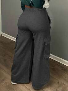 بنطلون رياضي فضفاض مقاس كبير، متعدد الاستخدامات للتنقل اليومي والخارجي والرياضة وموسم التخرج والعودة إلى المدرسة، مناسب لجميع المواسم