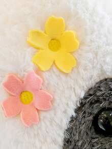 1 件毛绒熊猫玩偶，可爱蓬松熊猫枕头，柔软熊猫玩偶，生日礼物，家居装饰 - 彩色 - 查看 7