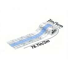 1 Roll Transparent Self-Adhesive Bandage, Waterproof Tattoo Care Bandage Roll, Skin Dressing, Suitable For Swimming Tattoo Care - Blue - View 23