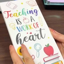 1套教師讚揚便利貼組-教師用黑板自粘備忘錄備忘錄-學校辦公室用品-書寫和提醒備忘錄-課室文具禮品，學生學校課堂家庭辦公室，返校用品，學校物品，開學第一天 - 彩色 - 查看 7