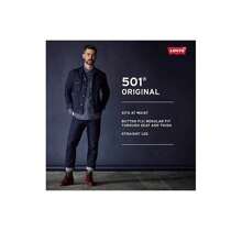 Levi's Quần jean vừa vặn 501 nguyên bản - đá rửa nhẹ - Xem 5