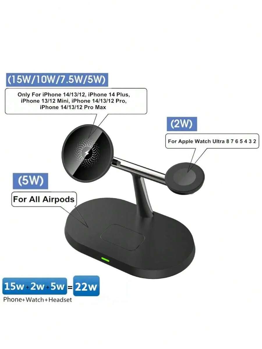 Wireless Charger Stand Compatible With Iphone 16 15 14 13 12