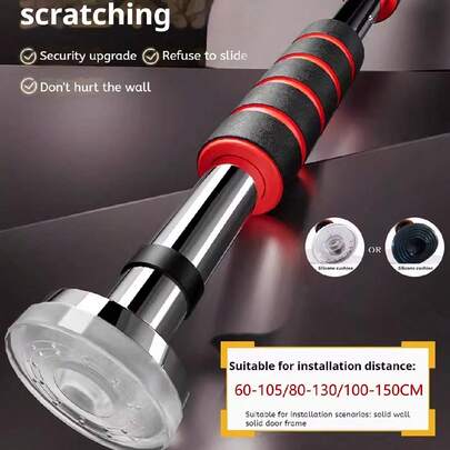 1pc Indoor Pull-Up Bar, Home Fitness Equipment For Household, Door Mounted, No Drilling Required