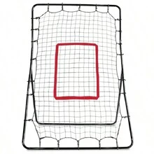 1pc Foldable Rebound Soccer Training Net Adjustable Pass & Shot Aid Equipment Soccer Rebounder Net - Red - View 6