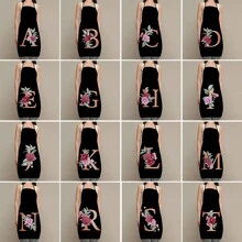 1pc Fashionable Apron With Floral & Letter Print,Kitchen,Bathroom,Home,Household Suppliers - Multicolor - View 5