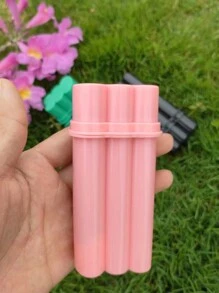 1 个一体式翻盖烟盒，带 4 个孔和打火机存储，方便携带（彩盒包装） - 四孔-粉紅色 - 查看 2