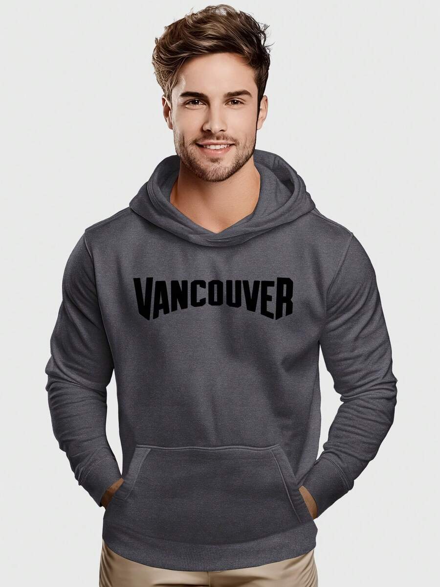 Men Sweatshirts - 深灰色 - 查看 1