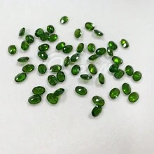 1pc Natural Oval Labradorite Stone 7*5mm 0.6CT With Faceted Surface, For Earrings/Rings/Necklace Pendant DIY Jewelry Making