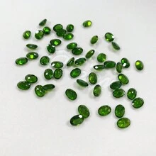 1pc Natural Oval Labradorite Stone 7*5mm 0.6CT With Faceted Surface, For Earrings/Rings/Necklace Pendant DIY Jewelry Making