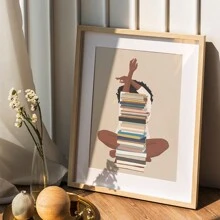 1pc Art, African American Wall Art, Black Art Print, Printable Wall Art, Black Wall Art, Wall Decor, Modern Canvas Wall Art, Posters For Room, Room Decoration Stuff, Home Decor ,Room Decor Aesthetic, Western Decor, Bathroom Kitchen Living Room Bedroom Office Decor