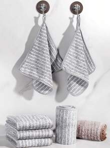 廚房洗碗布，防粘油易清潔洗碗抹布，餐廳和家用竹纖維吸水布，不脫毛厚毛巾布料