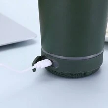304 tazas térmicas de acero inoxidable altavoces Bluetooth tazas de cerveza de sonido portátiles tazas de automóviles de helado al aire libre - Blanco - Ver 6