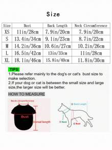 1 pieza Sudadera con capucha y peluche para mascotas con estampado rosa, con patrones de letras y fresas (letras al azar), con gorra sin viento, cálido para gato y perro, adecuado para deportes al aire libre y tiempo libre en otoño e invierno. - Multicolor - Ver 7
