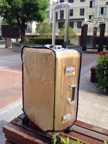 1pc PVC Detachable Universal Super Transparent Luggage Cover, Luggage Cover, Travel Luggage Dust Cover, Travel Luggage Protection Cover, And Wheeled Luggage Cover Luggage Covers Suitcase Protective Cover For Holiday For Vacation Travel Essentials Travel Accessories Bag For School School Accessories School Stuff