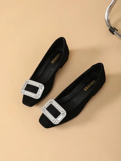 Women's Elegant Fashion Suede Slip-On Shoes For Dress, Traditional Style, Anti-Slip & Breathable High Heels