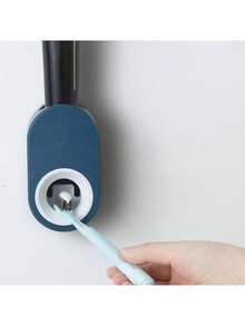 Paste Automatic Toothpaste Squeezer Set - Household Wall Mount - Dental Shelf - Suction Wall Toothpaste Holder - RR-252 - View 5