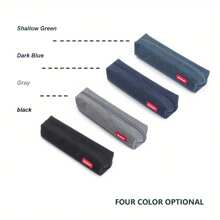 1Pc Small Solid Color Simple Zipper Kawai Pencil Case Mini Pen Bags Papeleria Stationery For School Office Suppliers