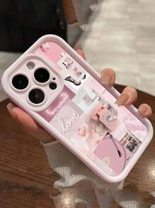 Ốp lưng điện thoại TPU bảo vệ toàn diện hình bướm hồng Valentine 1 chiếc tương thích với iPhone 16, 15, 14, 13, 12, 11 Pro Max - Nhiều màu - Xem 2