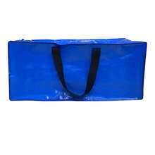 1pc Woven Tote Bag, Large Capacity Bedding Storage Bag, Heavy-Duty Carrying Bag With Handles And Zipper - Durable Alternative To Moving Boxes - Perfect For Packing, Moving, Storing Clothes, Blankets And Dorm Essentials Halloween Decorations Halloween Costumes Autumn Decor Festival Decor - Multicolor - View 13