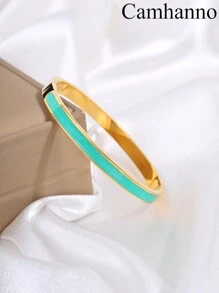 Camhanno 1 Pc Innovative And Stylish Neutral Stainless Steel Drip Bracelet For Ladies To Wear On A Date - Oil Drip Bracelet - View 3