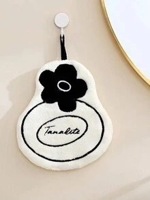 Lenços Umedecidos da Moda/Lenços Criativos/Toalha de Limpeza Grossa para Banheiro/Cozinha/Banheiro, Altamente Absorvente com Alça para Pendurar - Branco - Visão 13