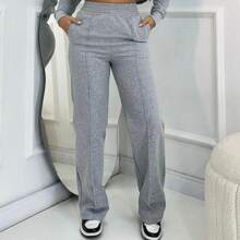 Pantalona Sweatpants - Moda Blogueirinha - 灰色 - 查看 1