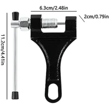 Chain Breaker Tool Kit - Bicycle Motorcycle ATV Scooter Chain Rivet Splitter Cutter Set - For Road & Mountain Bike Chain Repair On Scooters, Dirt Bikes, Go-Karts - Black - View 8