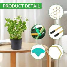 2/5 Pieces Garden Climbing Frame Plant Support, Creative Plant Fixing Rod, Suitable For Indoor And Outdoor Use - Multicolor - View 2