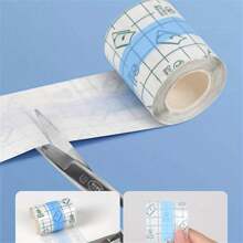 1 Roll Transparent Self-Adhesive Bandage, Waterproof Tattoo Care Bandage Roll, Skin Dressing, Suitable For Swimming Tattoo Care - Blue - View 9