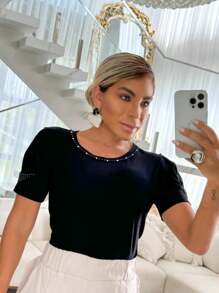 Women Blouses - Hitam - View 1