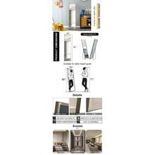 3rd Generation Gray Solid Wood Frame Full Length Mirror, Dressing Mirror, Bedroom Porch, Decorative Mirror, Clothing Store, Floor Mounted Large Mirror, Wall Mounted. 58 "* 15" - 灰色+玻璃 - 查看 6