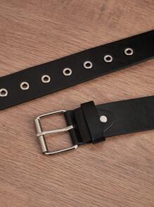 1件男士黑色Y2K朋克铆钉星形皮带扣休闲S码皮带，百搭配饰，适合日常夏季、校园休闲、商务场合，可作为送给男友、丈夫、父亲的礼物，日常穿着，时尚百搭，适合青少年、户外、度假、运动、旅行、街头、波西米亚风、复古秋季、万圣节等秋冬季配饰，适合青少年、青年、男士，休闲、户外、运动、度假、毕业礼物、生日礼物、日常穿着