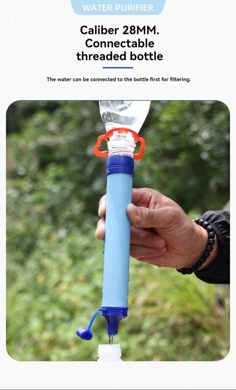 Filtre à Eau Portable LifeStraw, Paille Filtrante Pour Survie, Camping, Randonnée