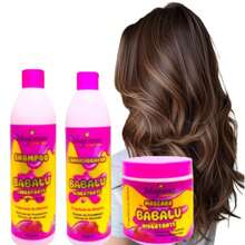 Babalu Gum Moisturizing Mask Shampoo Kit For Hair - Pink - View 4