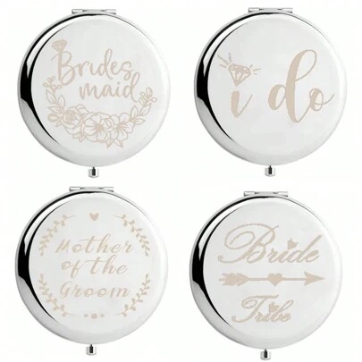 Wedding Mirror Bridesmaids Gift Ceremonial Mirror Proposal Gift Double Folding Mirror - Mother's Day Mirror Birthday Gifts Graduation School Decor School Surprise Dormitory Decor Back To School Home Decor Room Decor School Supplies