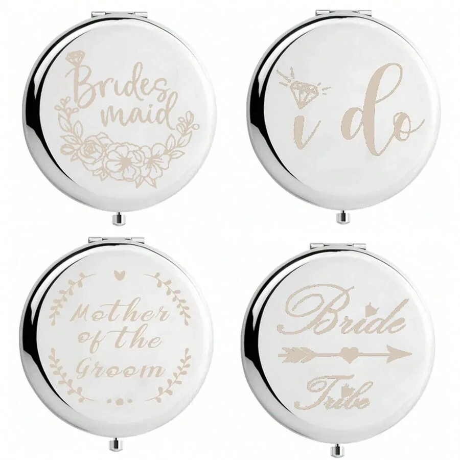 Wedding Mirror Bridesmaids Gift Ceremonial Mirror Proposal Gift Double Folding Mirror - Mother's Day Mirror Birthday Gifts Graduation School Decor School Surprise Dormitory Decor Back To School Home Decor Room Decor School Supplies