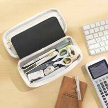 可爱铅笔盒收纳袋大容量整理笔盒包韩版女生返校用品配件文具，返校必备，创意礼物，感恩节、圣诞节、生日、万圣节装饰返校，铅笔袋，书包