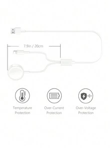 2-in-1 magnetische kabellose Ladestation kompatibel mit und