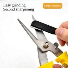 2pcs Knife Sharpener, Removable Blade Sharpening Tool For Scissors And Kitchen Knives - one-size - View 3