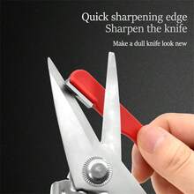 2pcs Knife Sharpener, Removable Blade Sharpening Tool For Scissors And Kitchen Knives - one-size - View 5