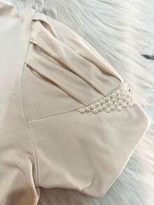 Women Blouses - Cream - View 3