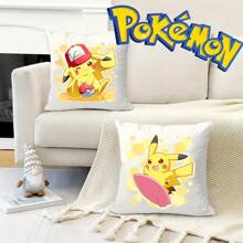 pocket monsters 2 Pieces Of  Peach Skin Pillowcases, Cute Cartoon  Super Soft Material, Suitable For Children's Rooms, Bedrooms, Living Rooms, And Outdoor Home Decoration