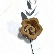 4pcs/Set Elegant Aesthetic Flower Petal Hair Clips, Including Hair Claw, Bangs Clips, Side Clips, Functional Hair Accessories - High Quality And Affordable - Multicolor - View 7