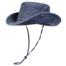 1pc Men's Solid Color Bucket Hat, Outdoor Fishing Hiking Sun Protection Wide Brim Cap, Suitable For Spring & Summer Travel, Beach